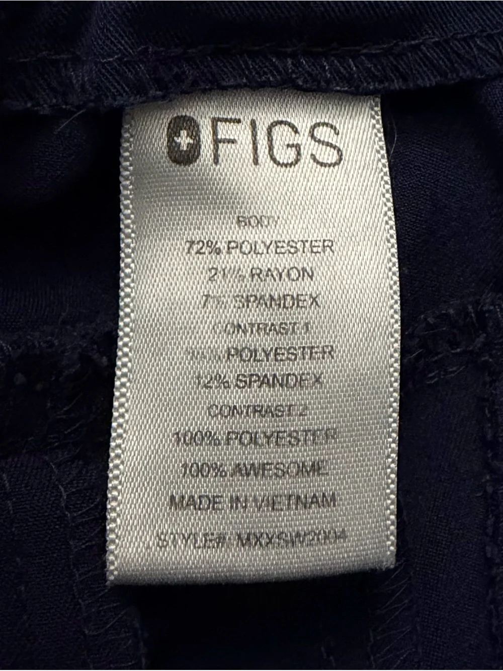 Figs Mens Technical Collection MXXSW2004 Tansen 5 Pocket Navy Jogger Scrubs Med